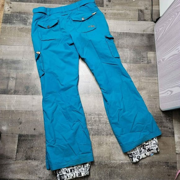 Roxy snowboard pants dark Teal size medium - Picture 4 of 9